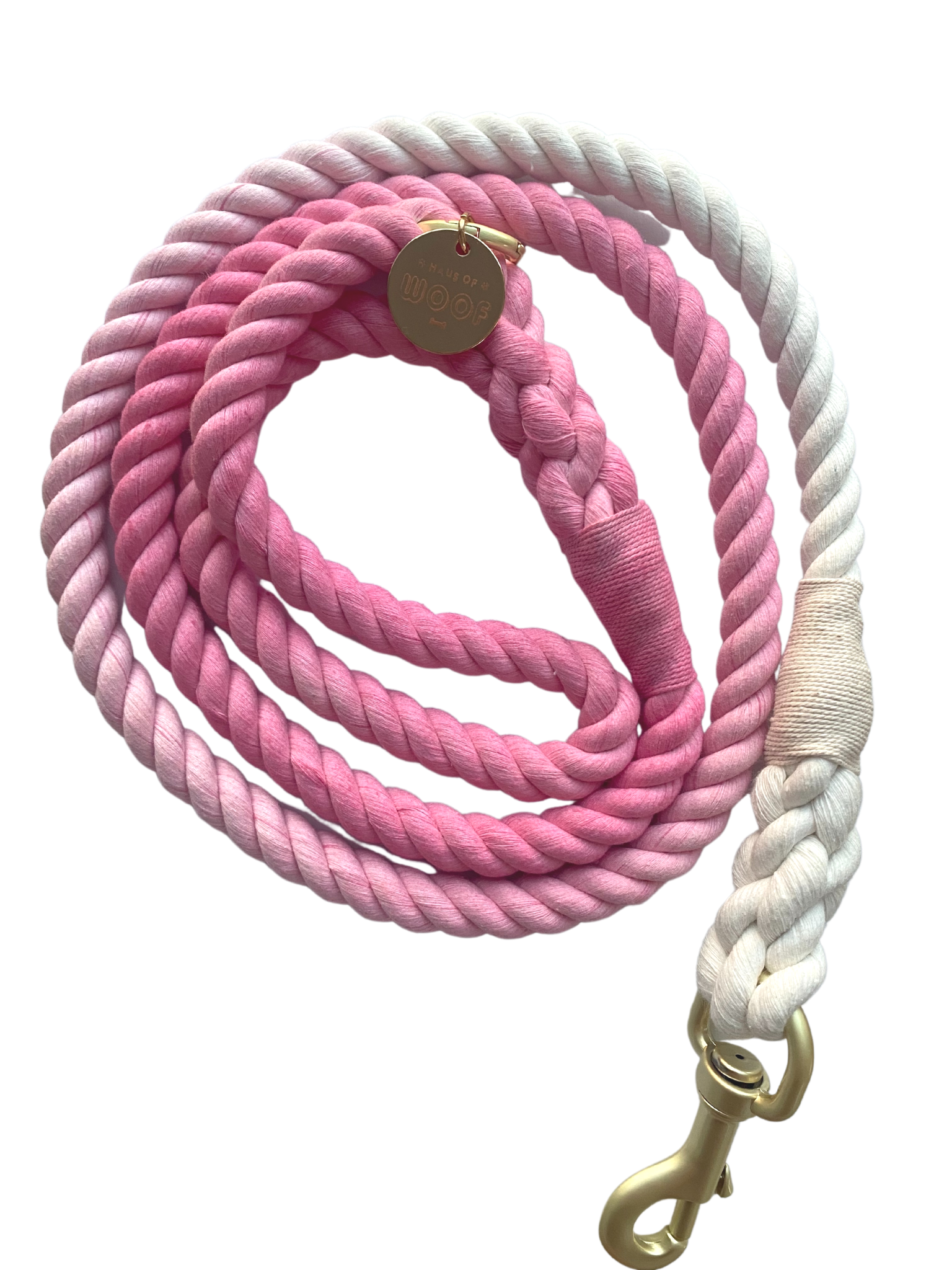 Candyfloss Pink Rope Lead